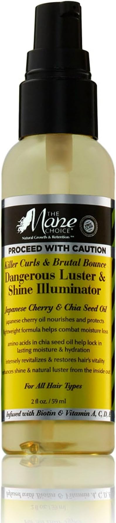 Mane choice proceed with caution killer curls & brutal bounce dangerous luster & shine illuminator, 2 Ounce