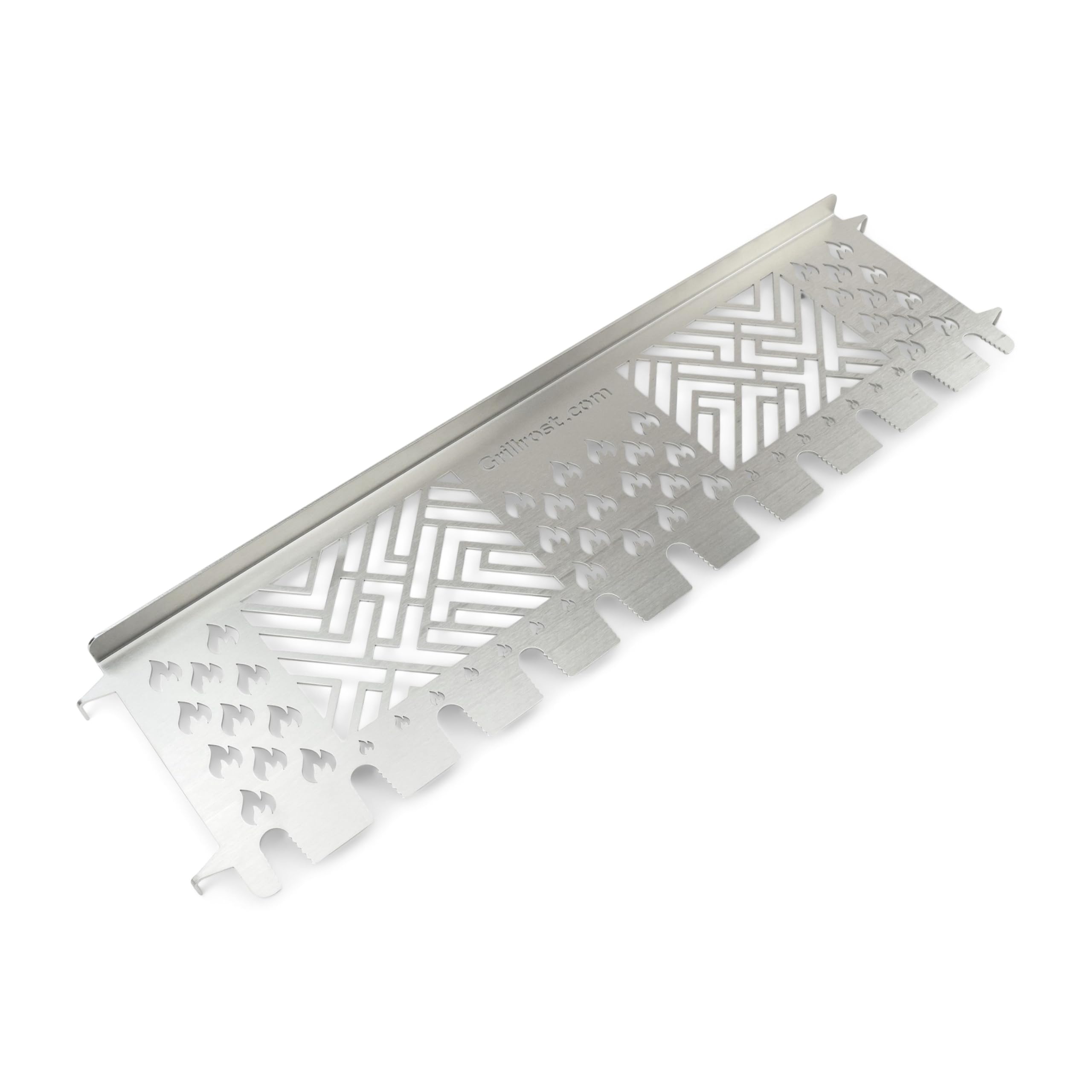 Grillrost.com Das Original Edelstahl Multistation für Grillfürst - Warmhalterost mit Hähnchenkeulen-Halter
