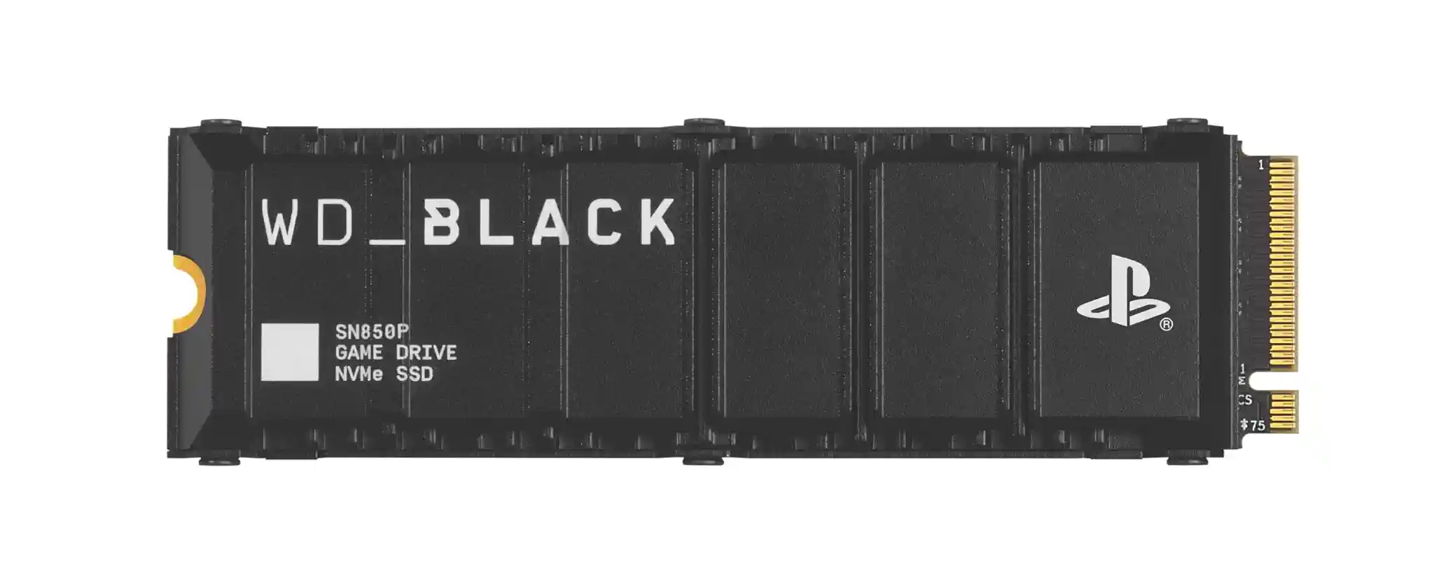 WD_BLACK SN850P 4 TB NVMe SSD Offiziell Lizenziert für PS5 Konsolen (interne Gaming SSD; optimierter Kühlkörper; PCIe Gen4 Technologie, bis zu 7.300 MB/s Lesen, M.2 2280)