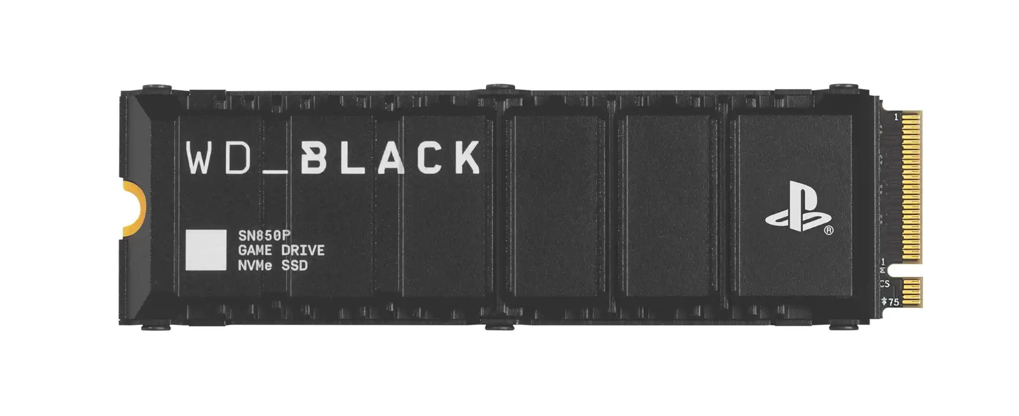 WD_BLACK SN850P 4 TB NVMe SSD Offiziell Lizenziert für PS5 Konsolen (interne Gaming SSD; optimierter Kühlkörper; PCIe Gen4 Technologie, bis zu 7.300 MB/s Lesen, M.2 2280)