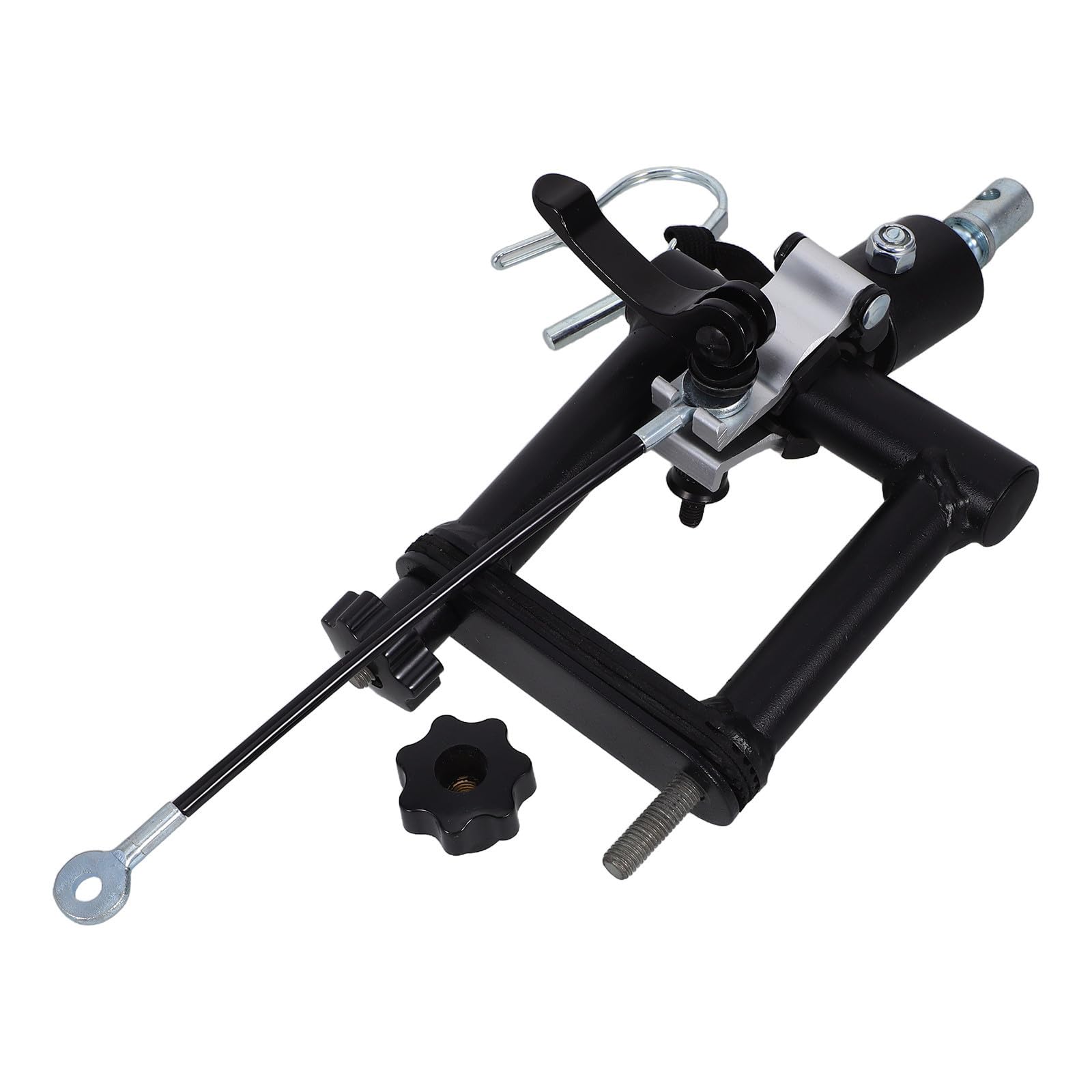 Alasum Attelage de Vélo Connecteur de Vélo pour Remorque Métal et Plastique Noir Diamètre Intérieur 7cm Serrage 19-35mm et Remorque Terrain Outdoor et Longs