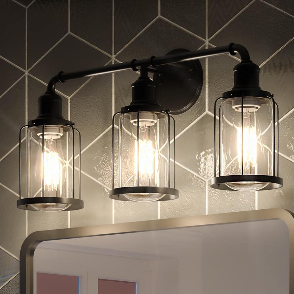 Urban Ambiance Luxury Industrial Chic Bath Vanity Light, Large Size: 12 ...