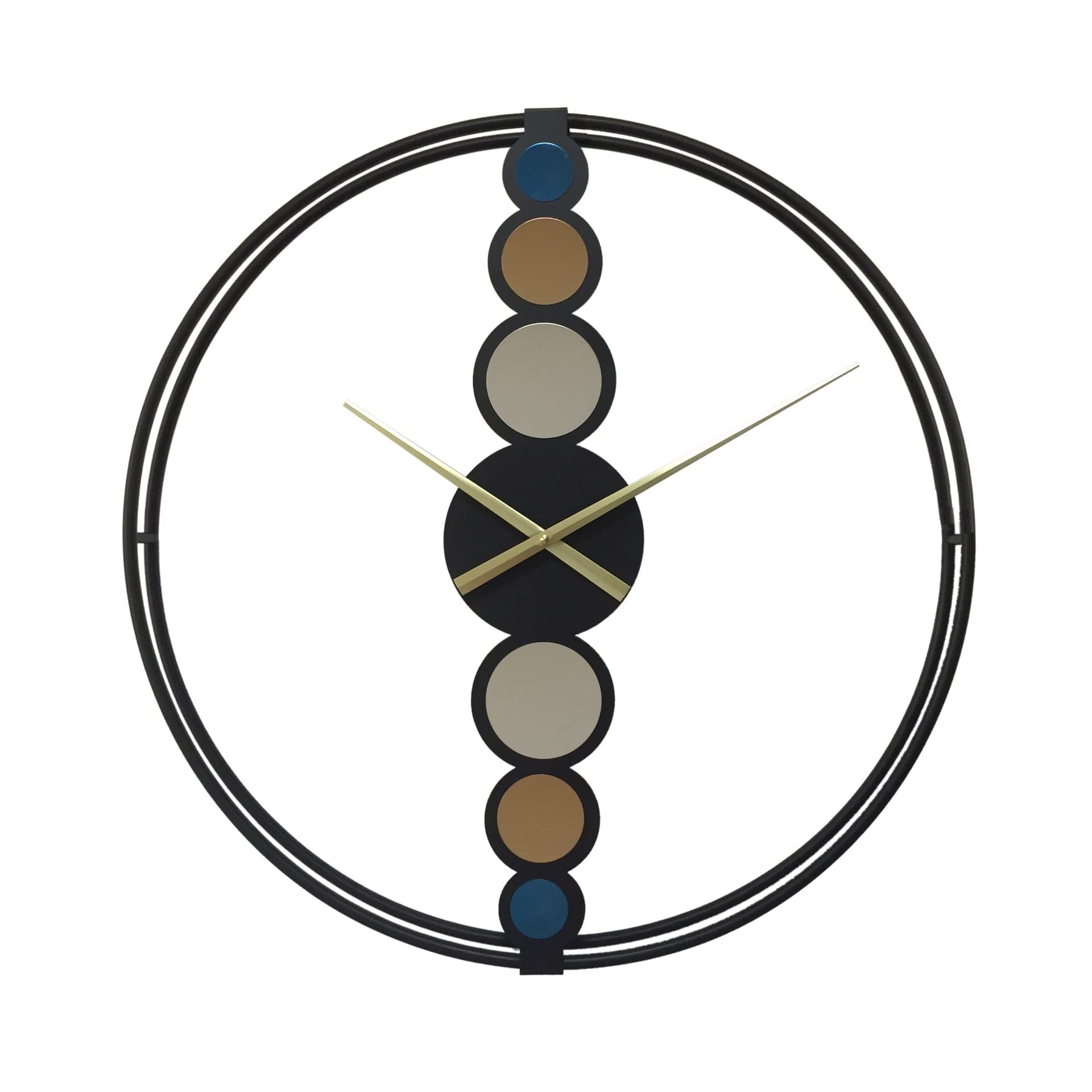 Horloge murale art TUSUOD 70cm grande horloge silencieuse pour la maison