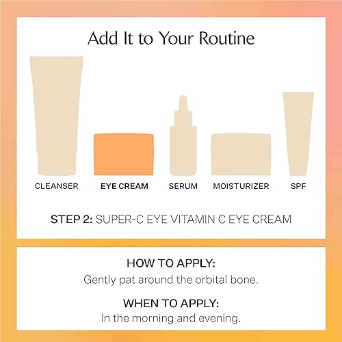 Miniatura 6 de StriVectin Super-C Eye Vitamin C Eye Cream, Brightening and Firming, Boost Skin Dullness with Hyaluronic Acid