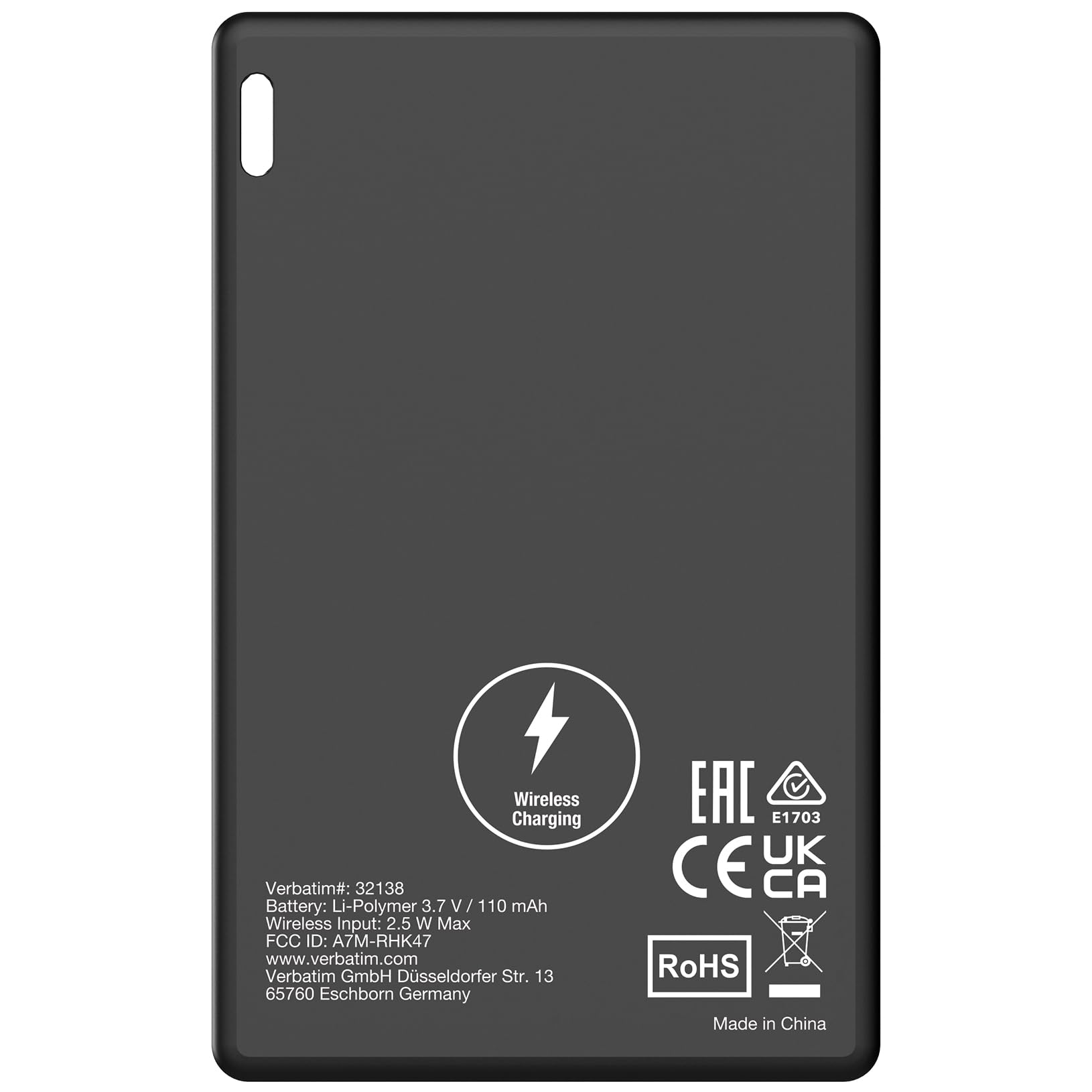 Verbatim My Finder Card - Set di 3 carte di tracciamento per portafoglio, passaporto e altri dispositivi compatibili con Apple "Dove si trova? »