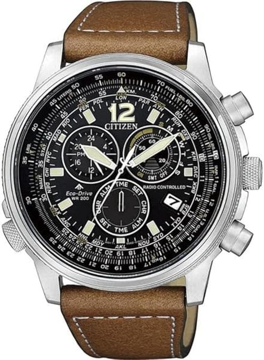 Montre à Quartz Citizen Radio Controlled, ECO Drive, 43,8mm, Noir,  CB5860-27E : Amazon.fr: Montres