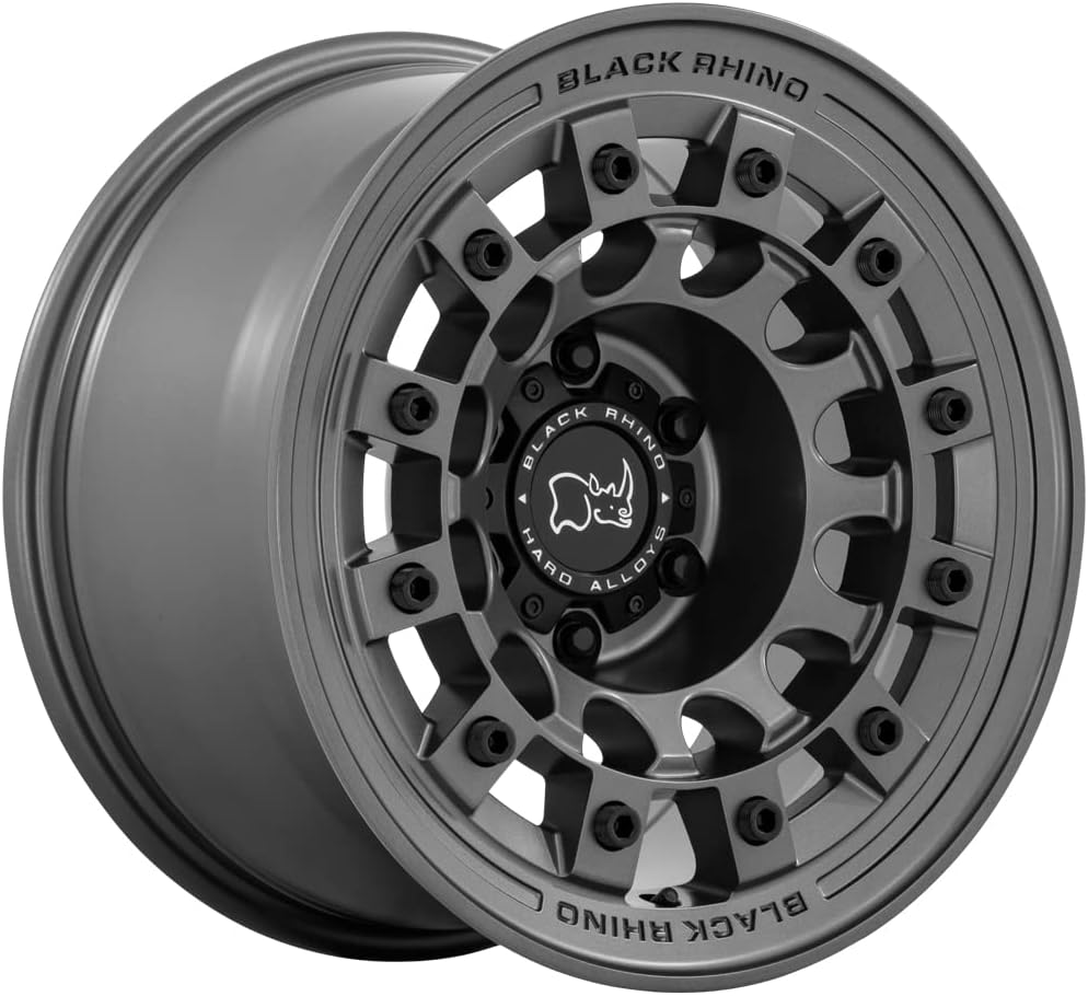 Black Rhino Hard Alloys FUJI 17X8 5X4.5 5.68 30mm MATTE BLACK - BR004MX17801230