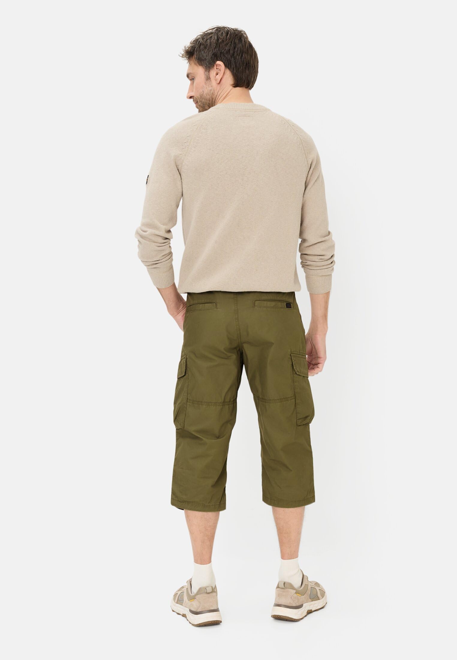 camel active Herren Cargo Shorts | Shorts mit praktischen Cargotaschen aus reiner Baumwolle im Regular Fit, strapazierfähig und pflegeleicht
