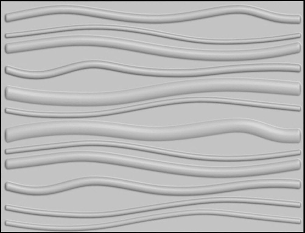 3D Wall Panels - Waves (32 Square Feet)