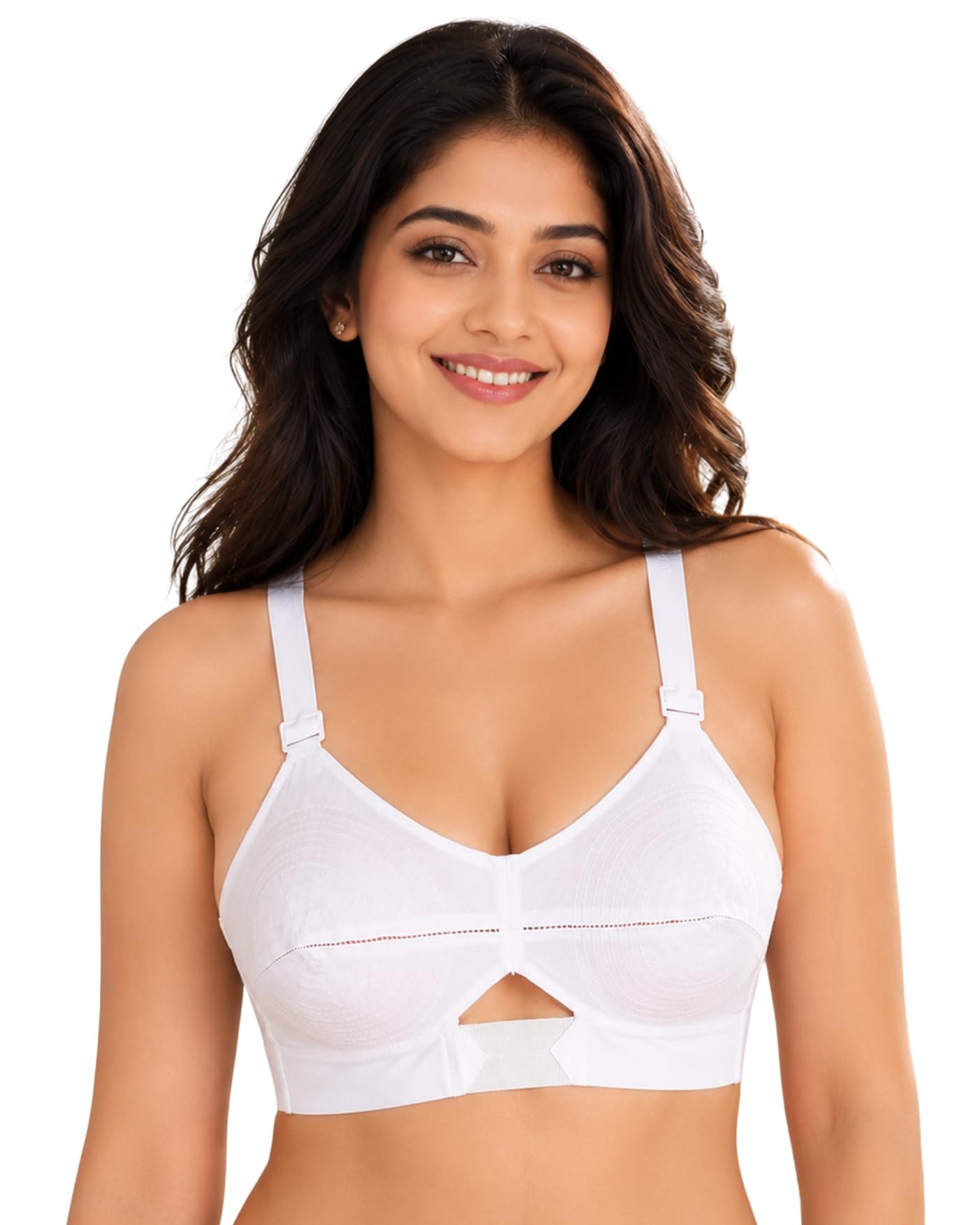 sona Women Bee-Heart Cotton Non-Padded Non-Wired Full Coverage Daily Use Regular Bra-picture-42