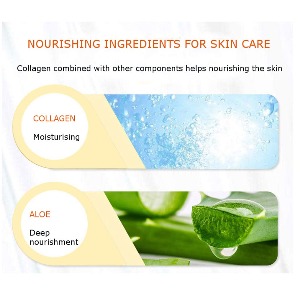 DISAAR Beauty Collagen Cream Forehead Neck Lines Smile Wrinkles Facial Spots Dry Skin Weak Muscules Improve Your Face 80g (Pack of 2)