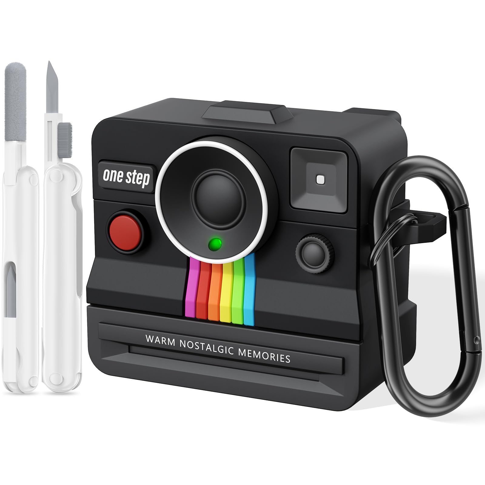 VISOOM Retro Case for AirPods Pro Case Cover Women Men,Fashion Silicone Air iPods Pro 2 1 Gen Case with Cleanner Kit Compatible with Apple Airpods Pro