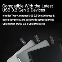 Vista 6 de PNY P-FD1TBPROV2-GE 1TB PRO Elite V2 Unidad Flash USB 3.2 Gen 2 - 600MB/s, Gunmetal