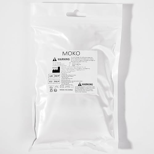 Miniatura 7 de MoKo Diadema de natación para niños y adultos, linda diadema para nadadores, banda impermeable para las orejas (talla S para niños de 1 a 3 años,