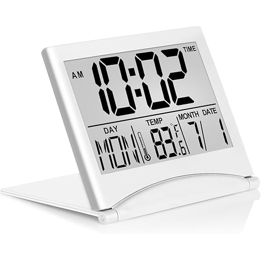 Betus Foldable Digital Travel Alarm Clock