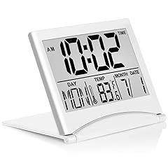 Betus Digital Travel Alarm Clock Foldable Calendar Temperature Timer LCD Clock with Snooze Mode photo Betus Digital Travel Alarm Clock Foldable Calendar Temperature Timer LCD Clock with Snooze Mode
