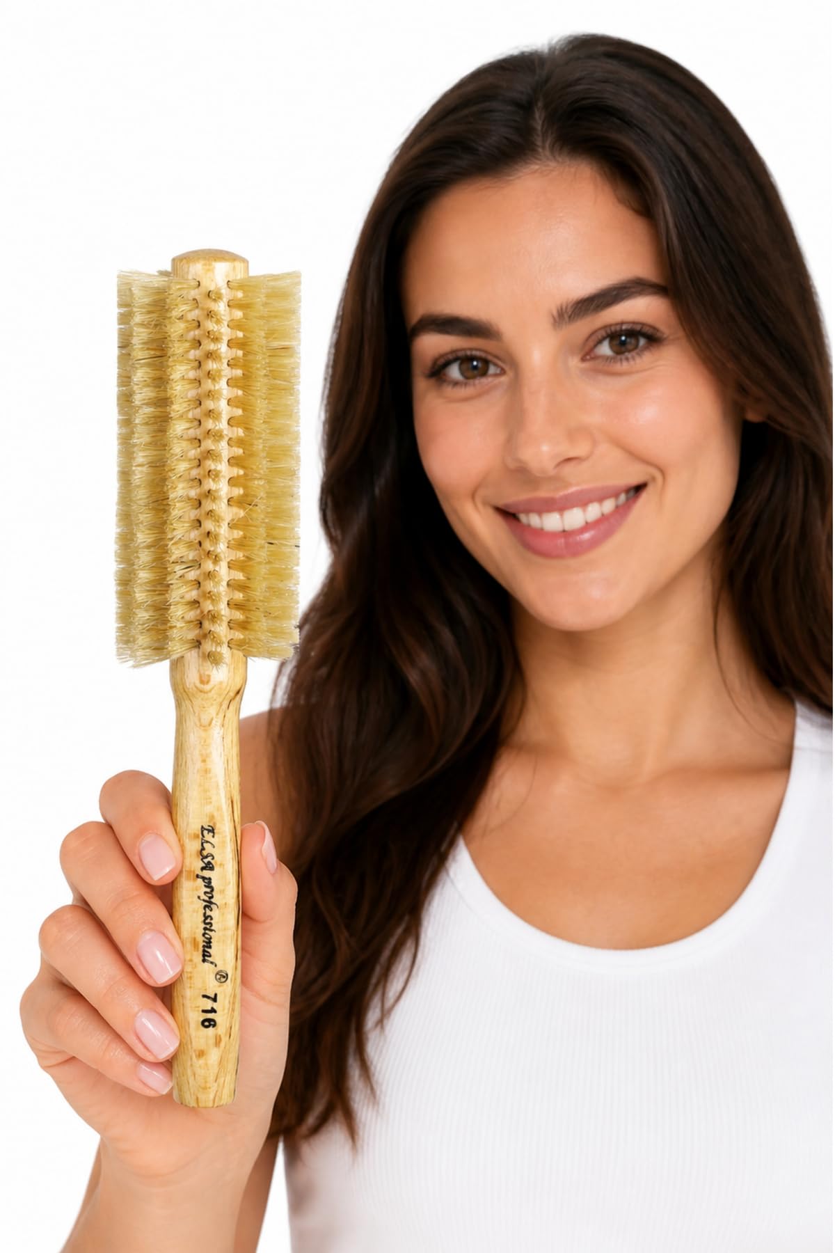 Elsa Professional 716 Natürel Doğal Saç Fırçası