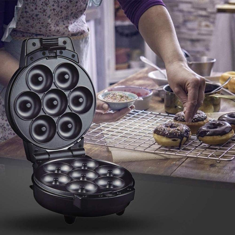 Mini Macchina Per Ciambelle Macchina Per Cialde Macchina Per Il Ferro Macchina Per Brownie E Cialde Macchina Per Il Ferro Macchina Per La Colazione Mini Macchina Per Dolci - Piatti Antiaderenti Rimovi