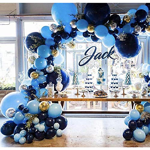 Pateeha Royal Blue Balloons 100 Pack 12 Inch, Latex Party Balloons Blue Arch