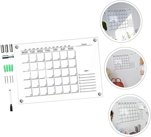 Miniatura 4 de Tofficu 2 juegos de tablero de planificador semanal, letrero para el hogar, bloc de notas magnético, pizarra blanca, tabla de tareas, tablones de