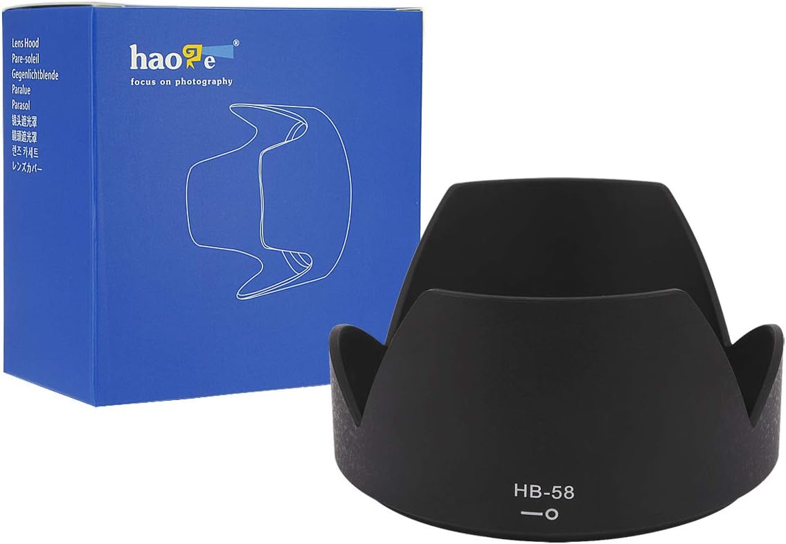 Haoge Bayoneta Lens Hood para Nikon 18-300mm f/3.5-5.6 miniatura 1