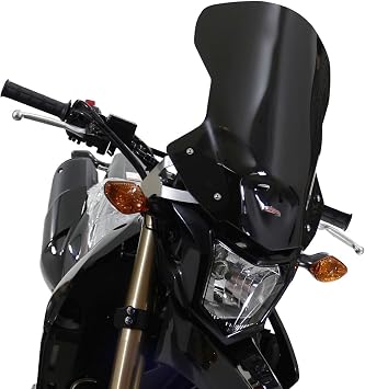 GP Kompozit Touring Windshield Windscreen Compatible for Honda CRF250L / CRF300L 2013-2024 (Smoked, 48 cm)