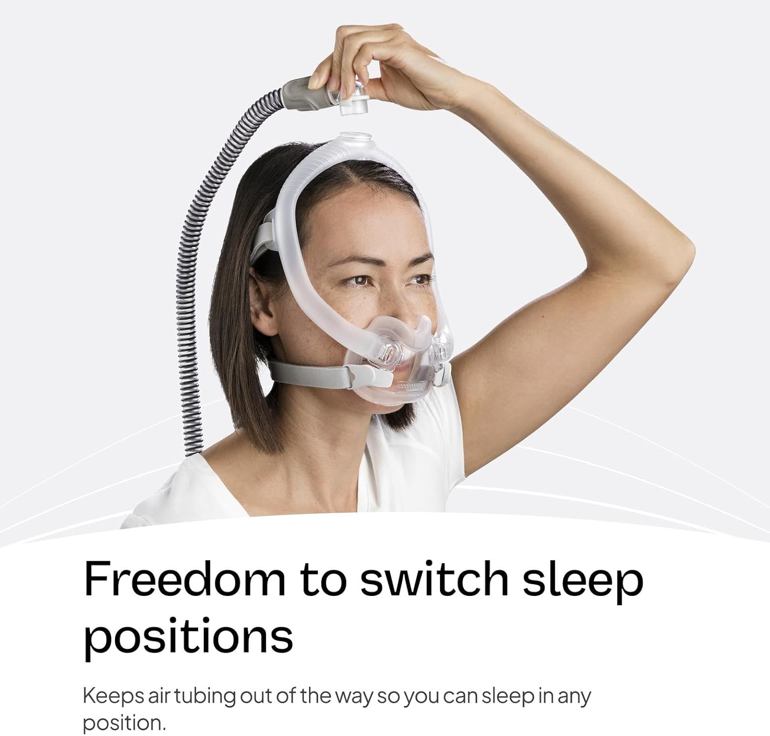 ResMed AirFit F30i Frame System - For Full-Face CPAP Mask Frame System - Replacement CPAP Accessories - Small - Without Headgear - Small Cushion - Image 4