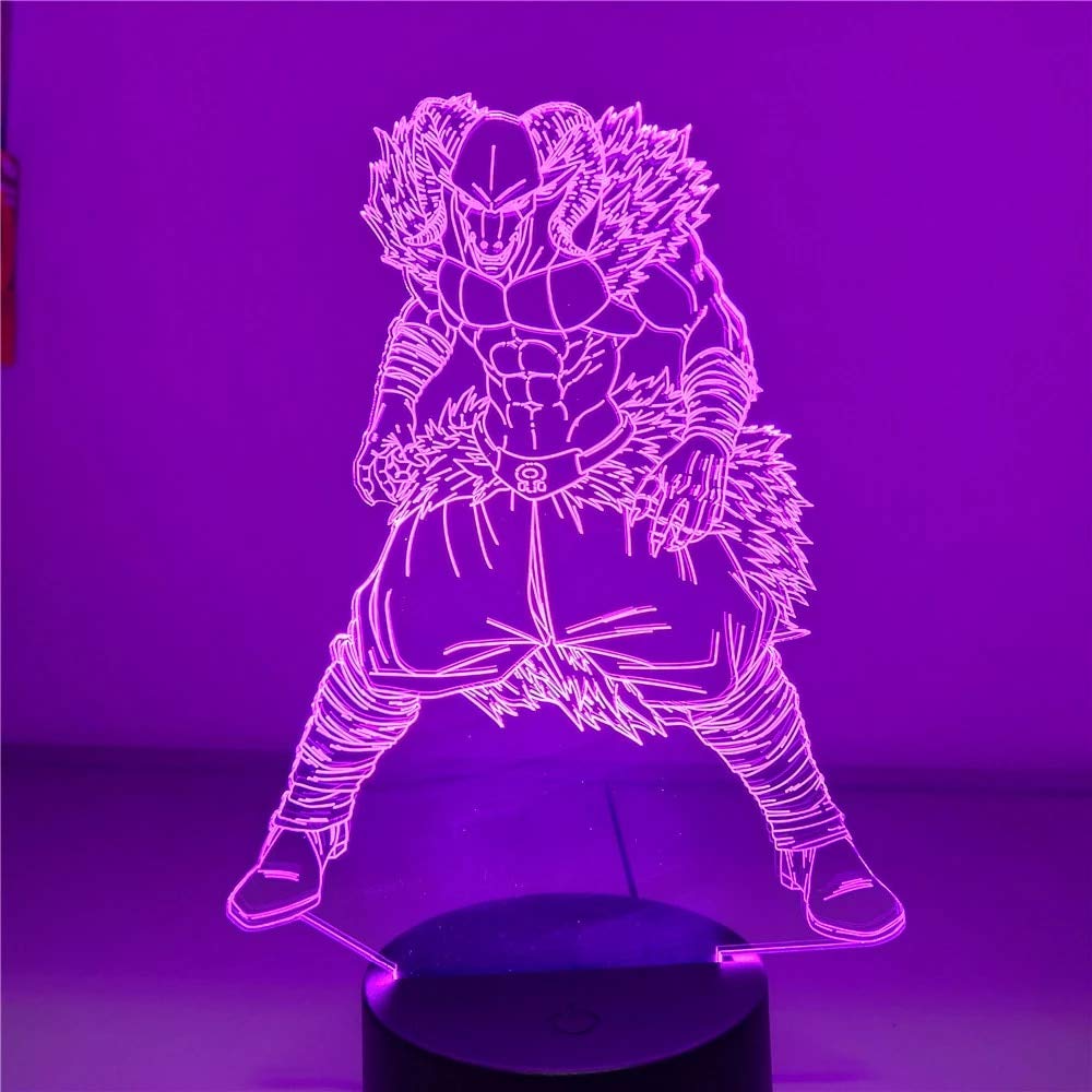 Dragon Ball Mara 3D Night Light Picture LED Bedroom Decoration Cartoon Dragon Ball Super Light Home Decoration Lighting Anime Fan Gift