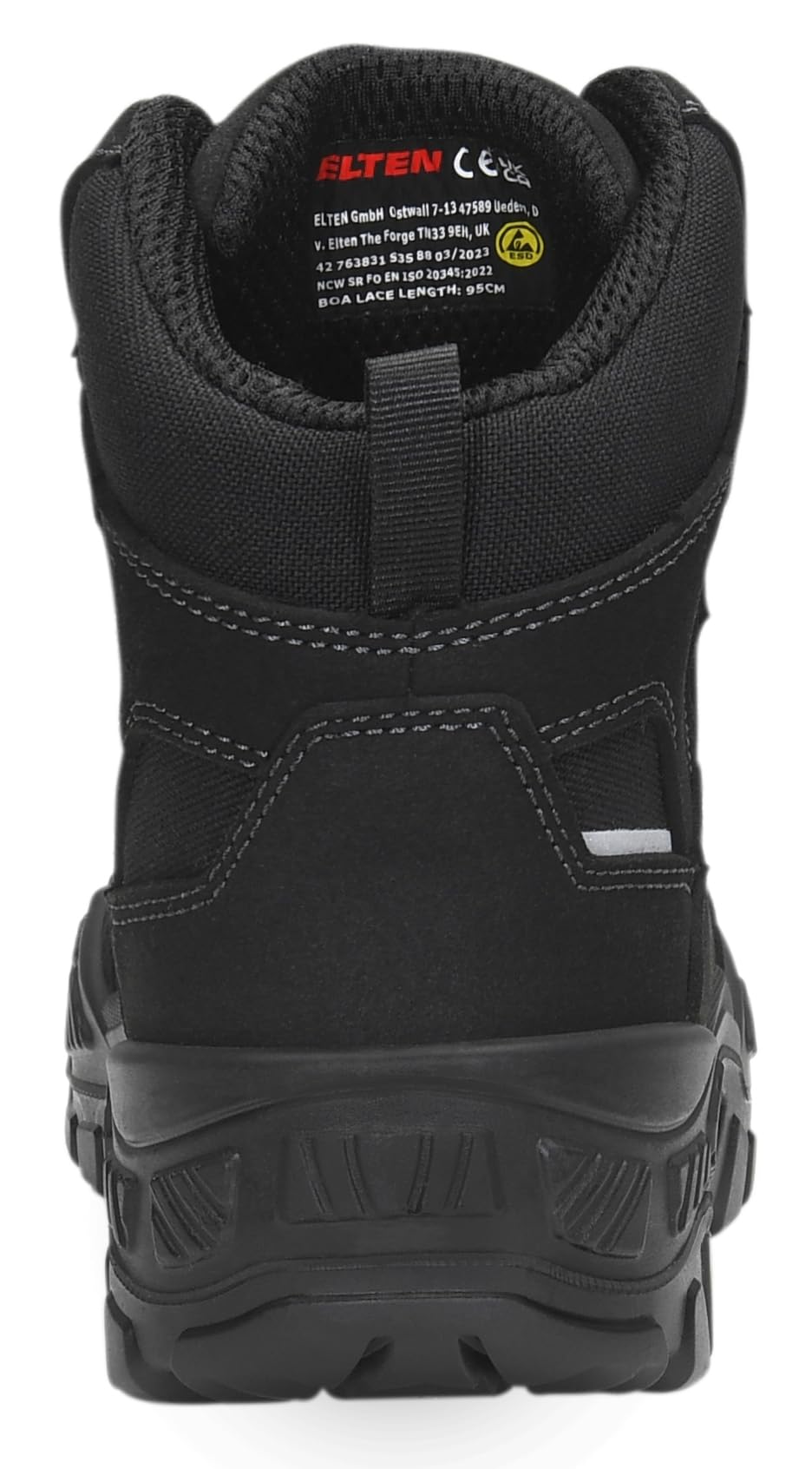 ELTEN Unisex Mike Boa® Black Mid Esd S3sSicherheitsstiefel