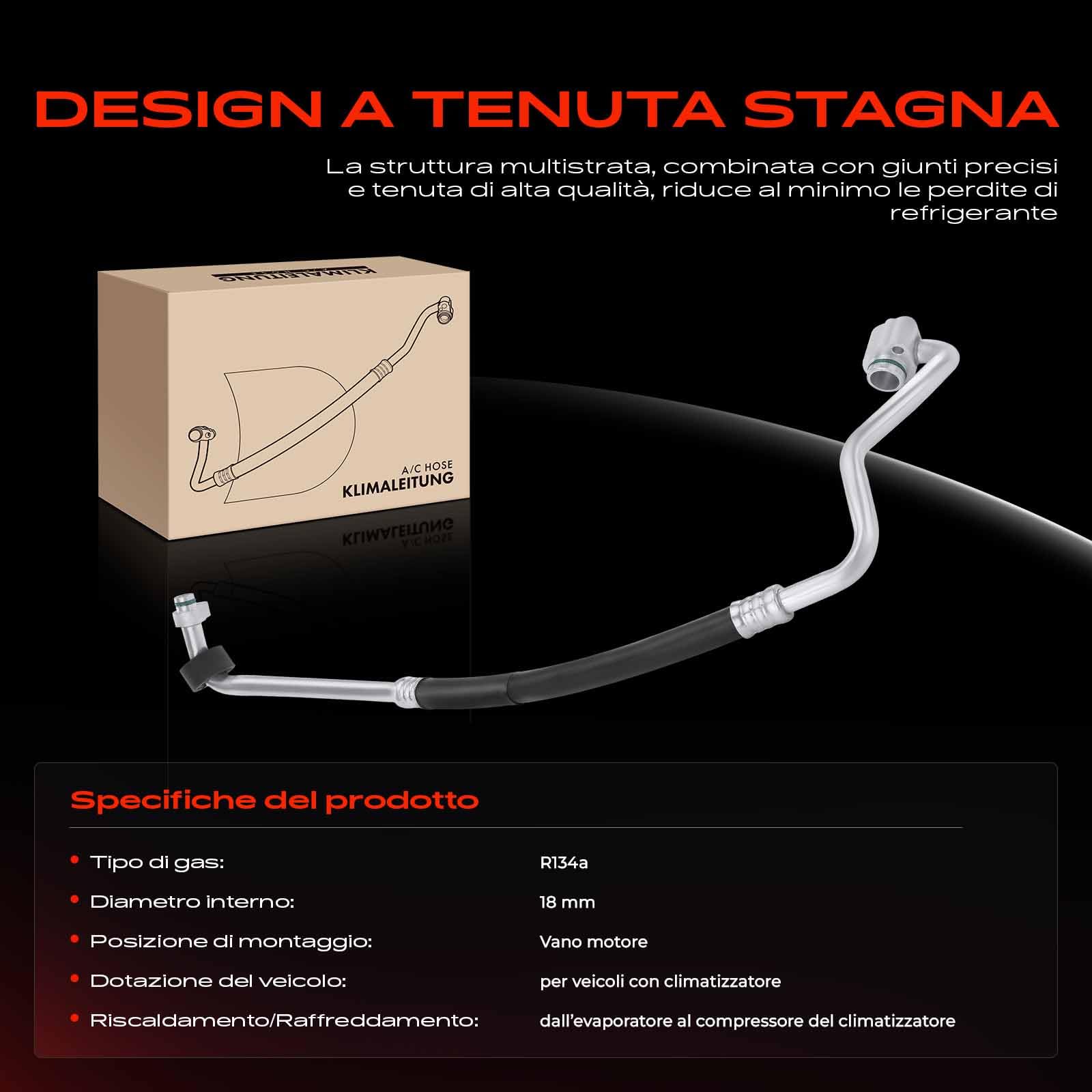 Frankberg Tubo di Carica Refrigerante Compatibile con T.o.u.a.r.e.g 7L6 7L7 7LA 3.0 V6 TDI Q7 4LB 3.0 TDI q.u.a.t.t.r.o Replace# 7L6820744BQ,HA113425C