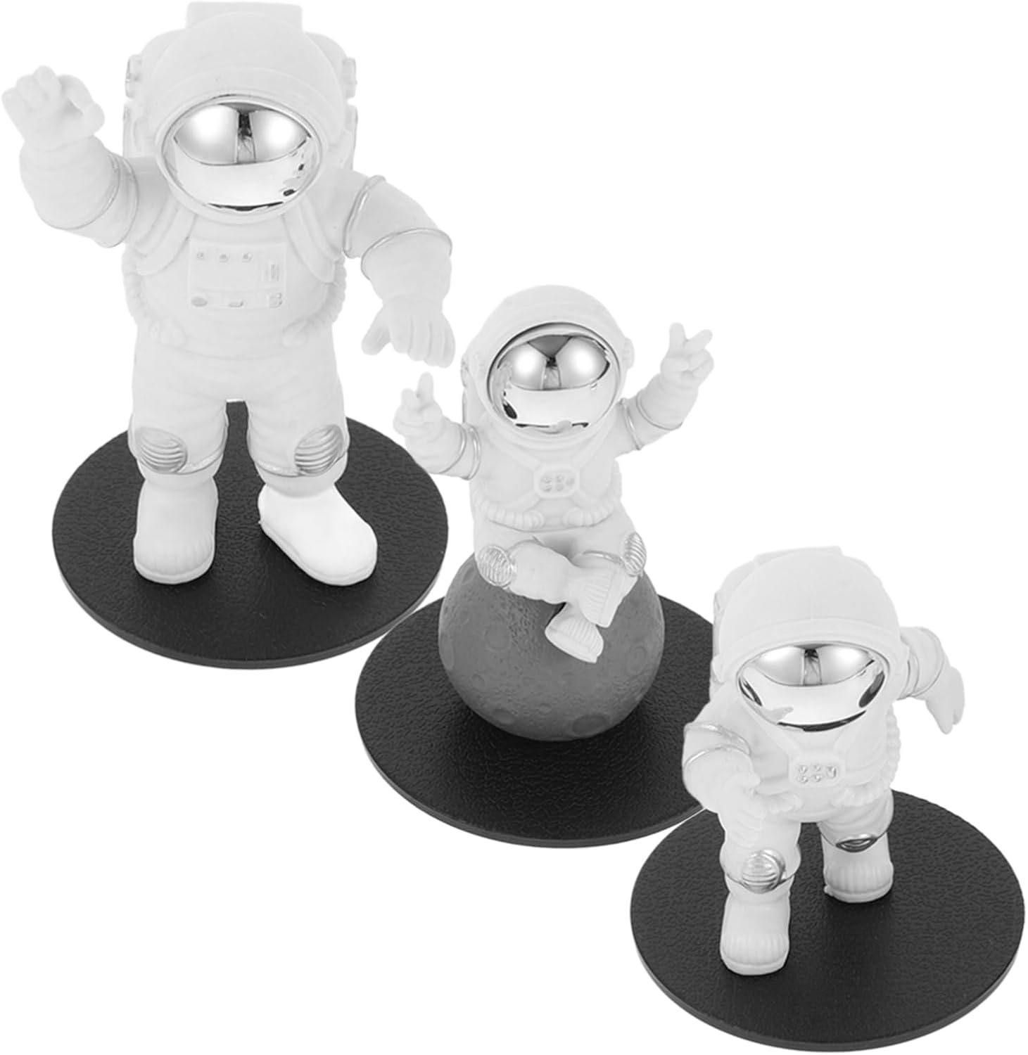 GLEAVI 3pcs Space-Themed Dashboard Pendant Astronaut Ornament for Car Decorative Car Accessories Set