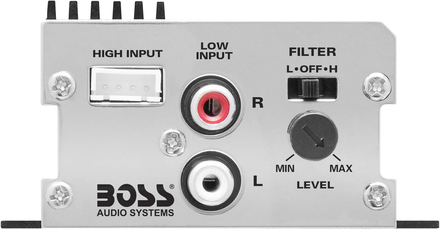 BOSS Audio Systems CE102 2 Channel Car Amplifier - 100 Watts, Full Range, Class A/B, IC (Integrated Circuit)