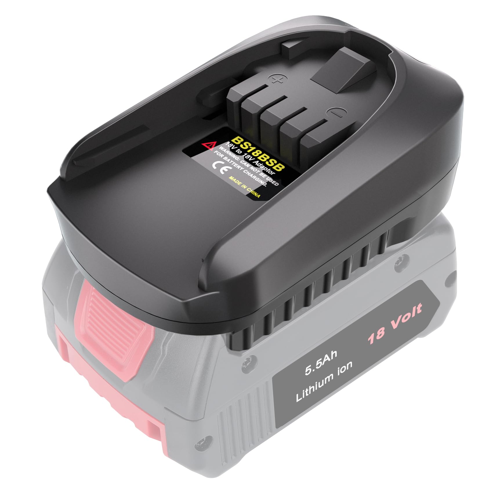 Adaptateur De Batterie BOSB18C – Convertit Batterie Type B Vers Type C (18V) Pour Outils électriques