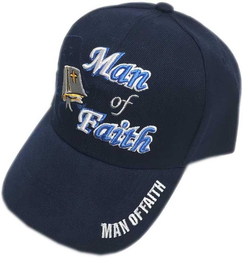 イエス・キリスト キャップ フリーサイズ Amazon | Aesthetinc 3D 刺繍 キリスト教 聖書 言葉 信仰の男 イエス