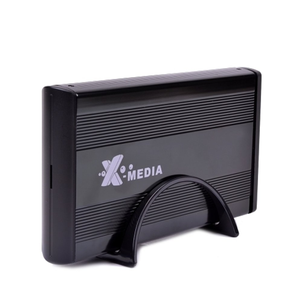 X-Media XM-EN3400-BK 3.5-inch USB2.0 to IDE/SATA Aluminum External HDD Enclosure