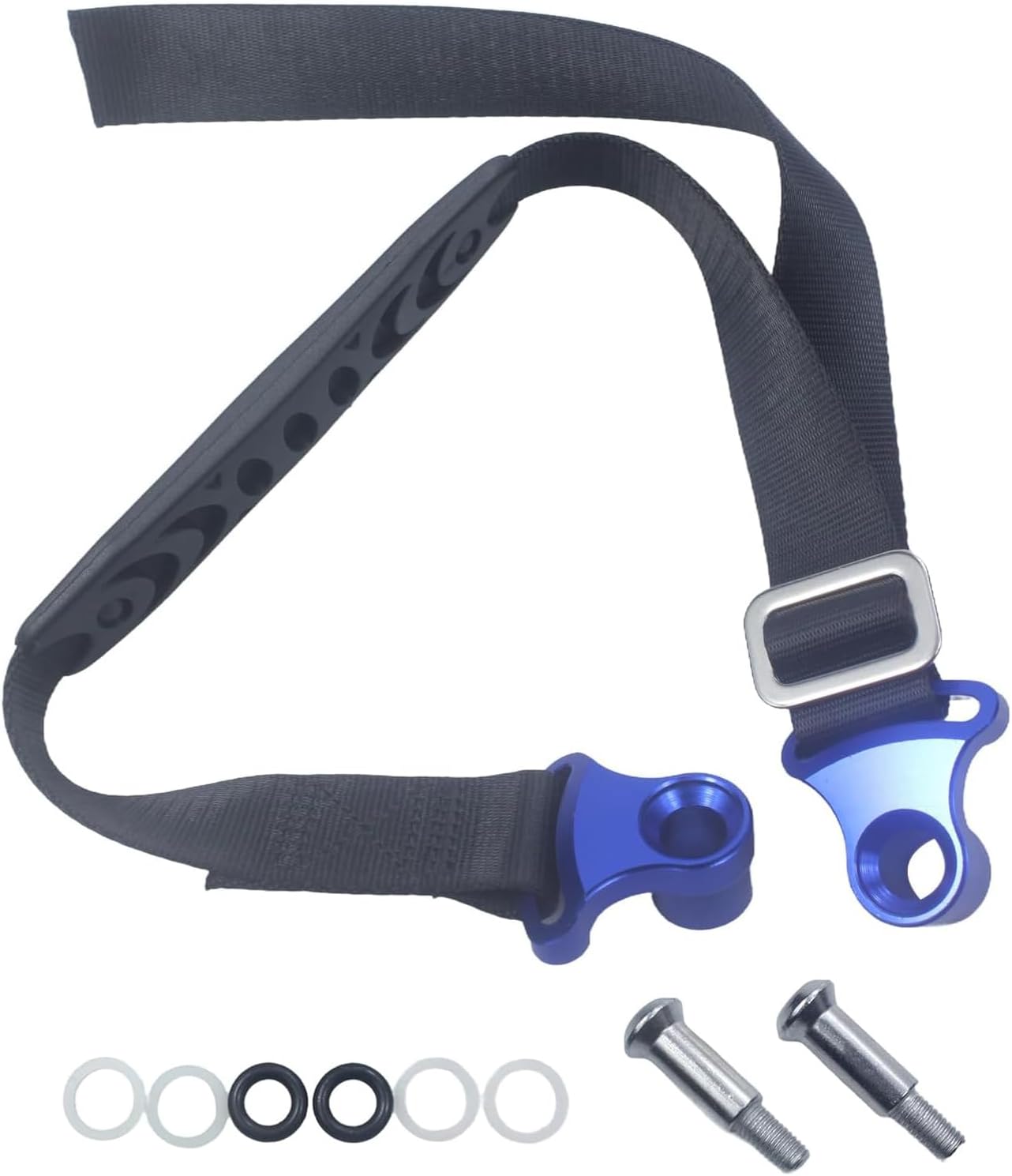 Motorcycle Rear Adjustable Rescue Strap Belt Pull Strap Rope Safety Accessories for CRF WR YZ RM KX CRF150R CRF250R WR250F WR250X YZ250FX RMZ250 KX250F Dirt Pit Bike (Blue)