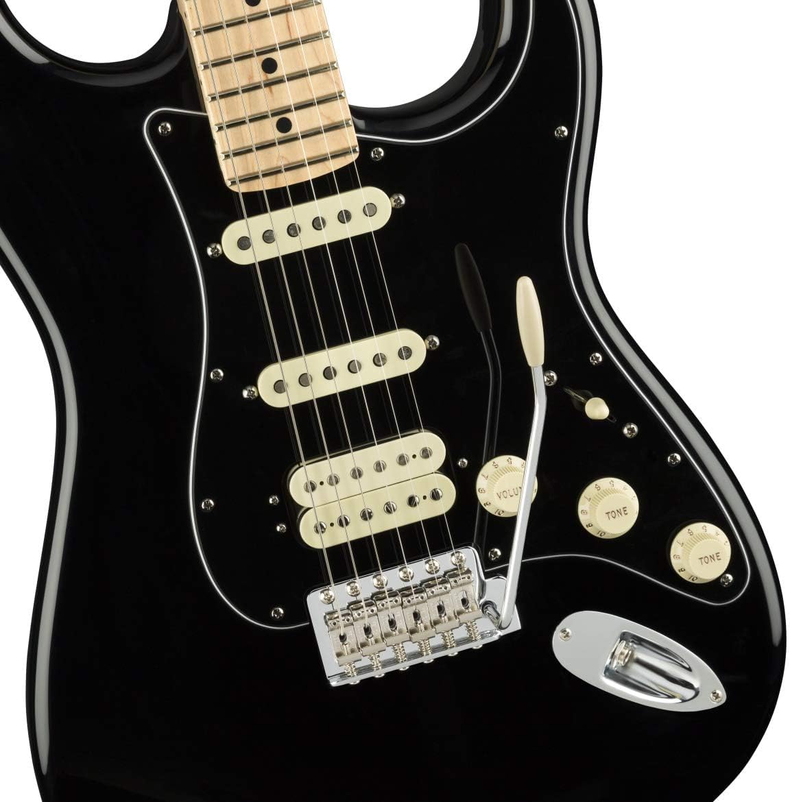 Fender American Performer Stratocaster HSS - Black with Maple Fingerboard