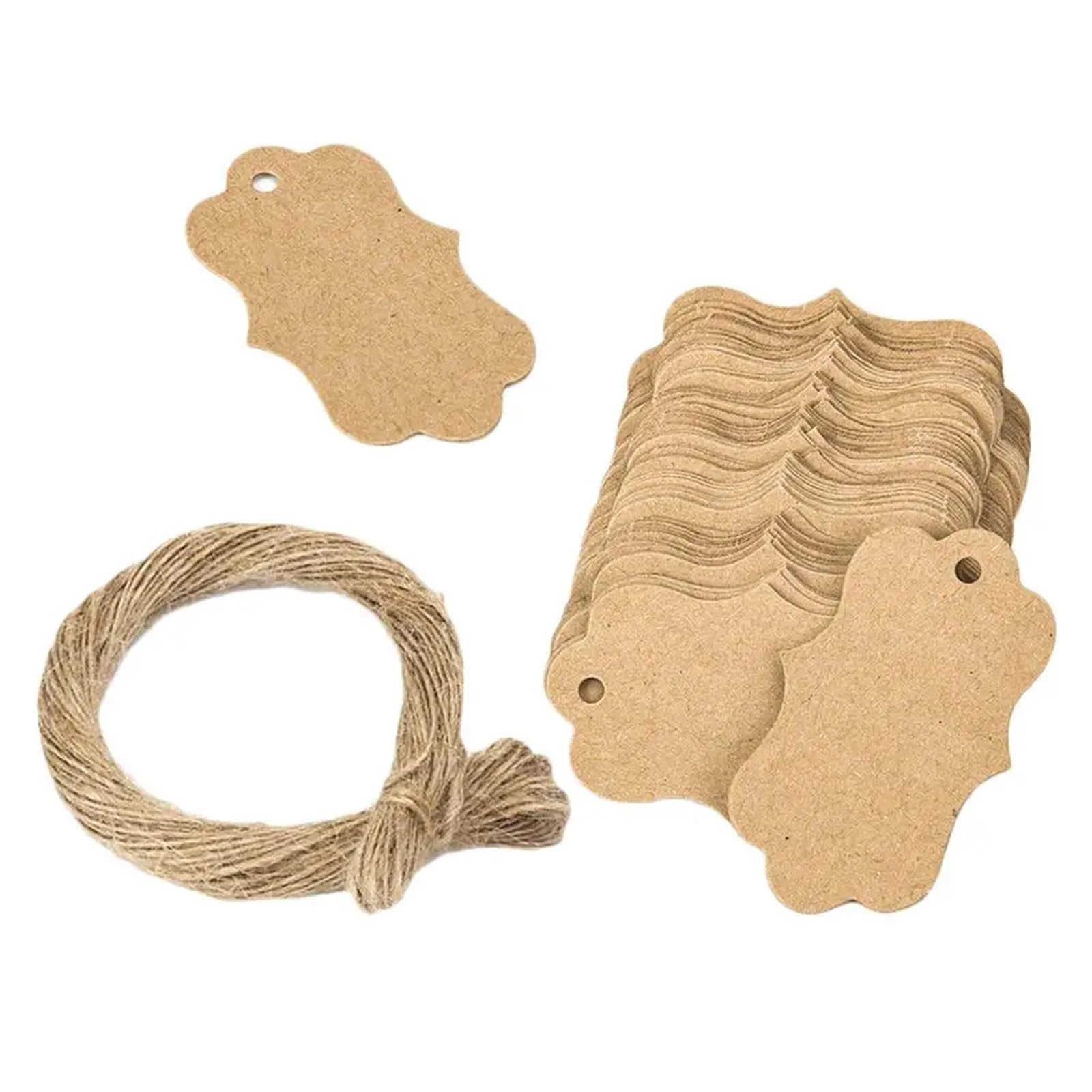 Zawieszka 2000 szt. metki cenowe, papier pakowy do sztuki i rzemiosła, ślub, Boże Narodzenie, 7 x 5 cm