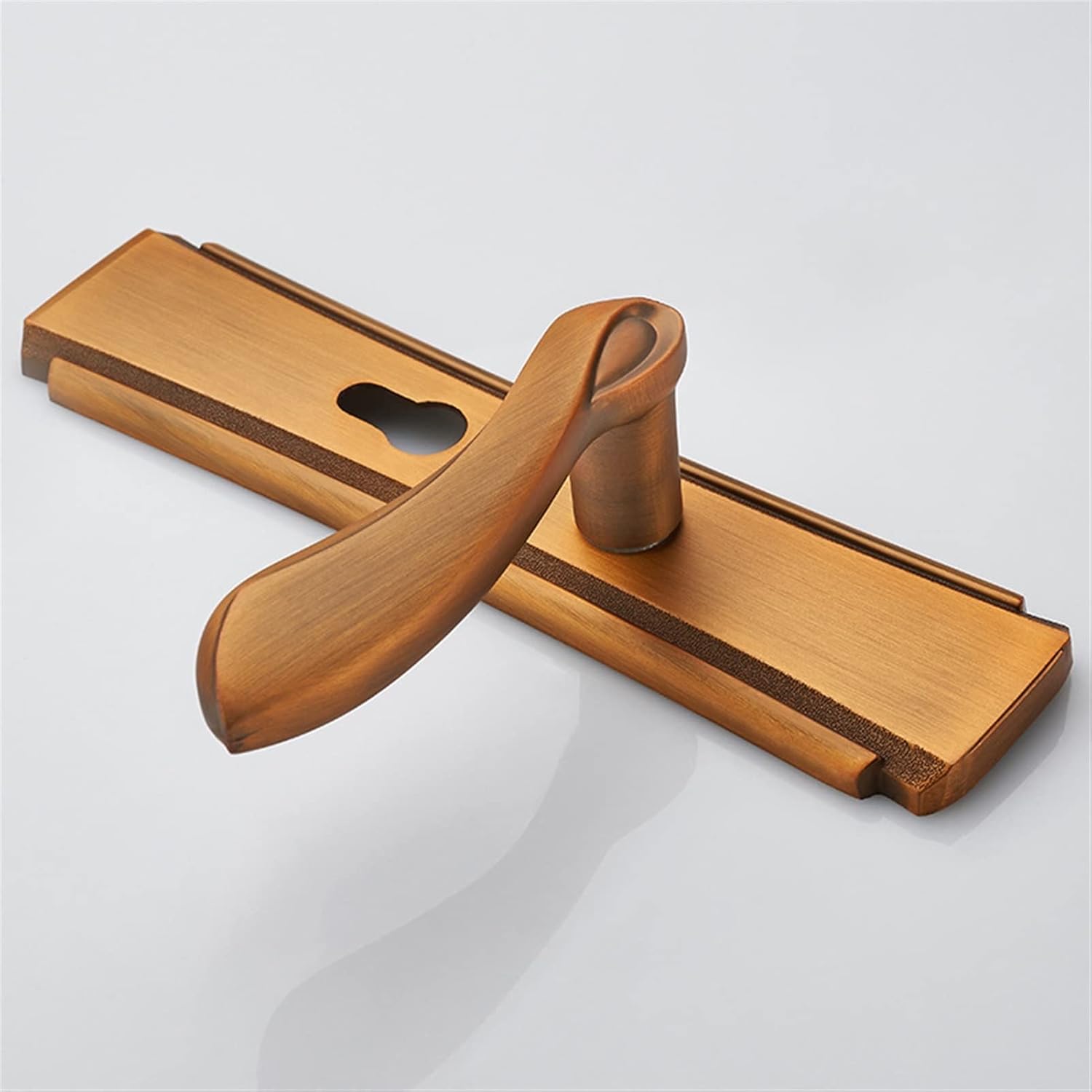 Door Handle,Interior Door Handle, 2 Sets Zinc Alloy Door Handle Lock Set Home Security Lock with Keys Indoor Door Lever Latch Door Handle Lock