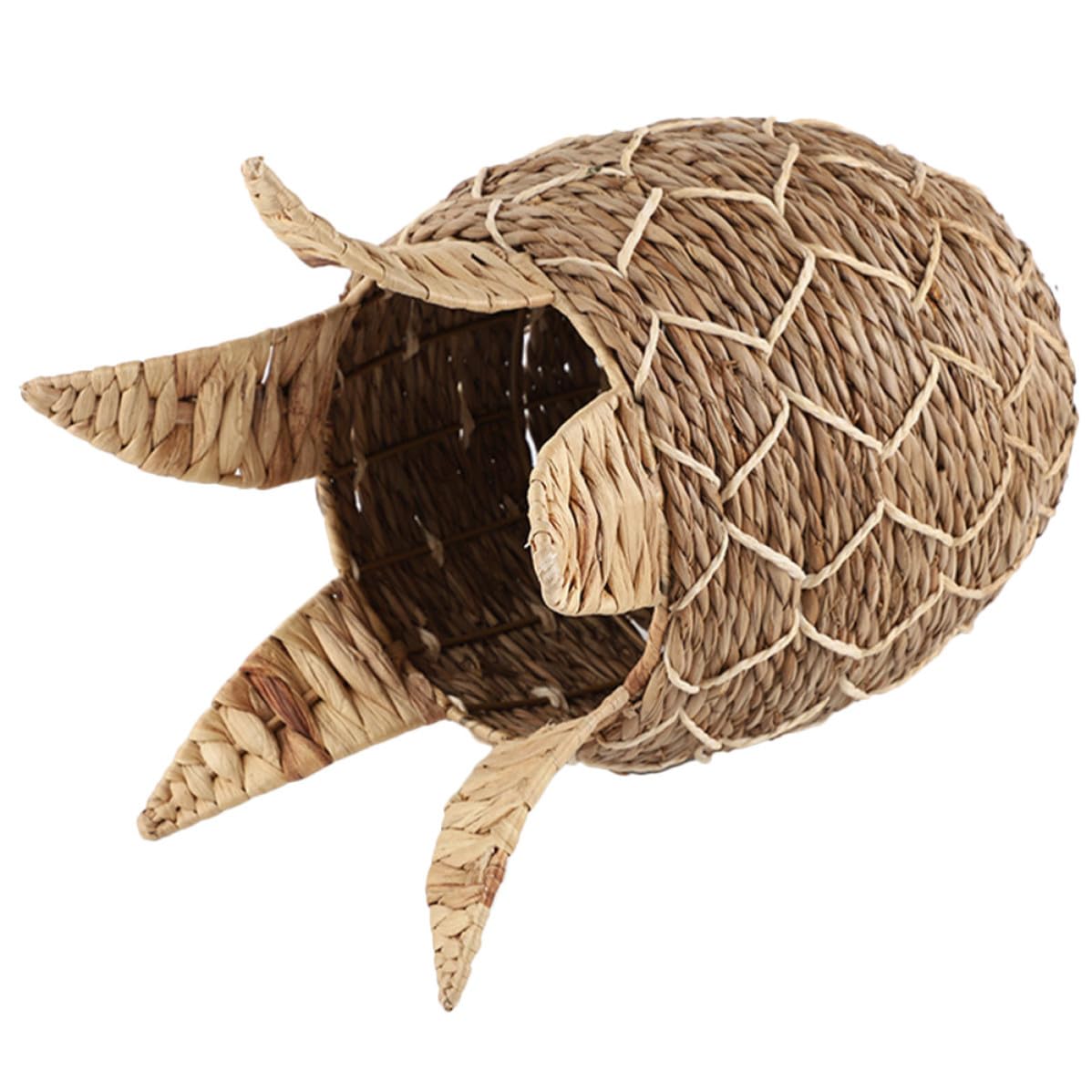 Panier tressé d'ananas de rangement maison et décor rustique naturel