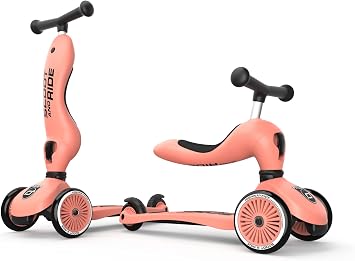 Scoot & Ride Unisex – Babys Highwaykick 1 Kickboard mit Sitz