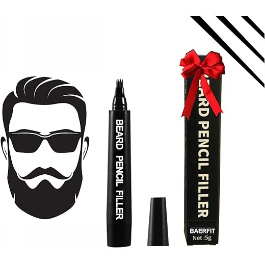 BAERFIT Beard Color Pencil Black