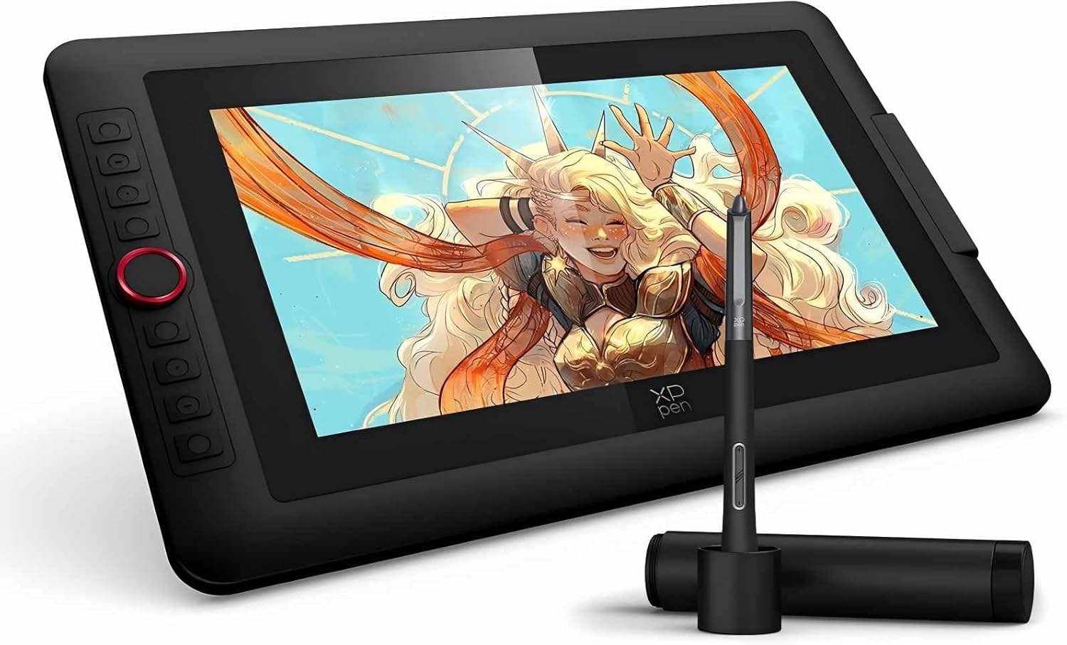 XPPen Artist 13.3 Pro V2 Grafikdisplay, 13.3 Zoll Grafiktablett mit 16K Stift, 99% sRGB, kompatibel mit Windows, macOS, Android, ChromeOS, Linux