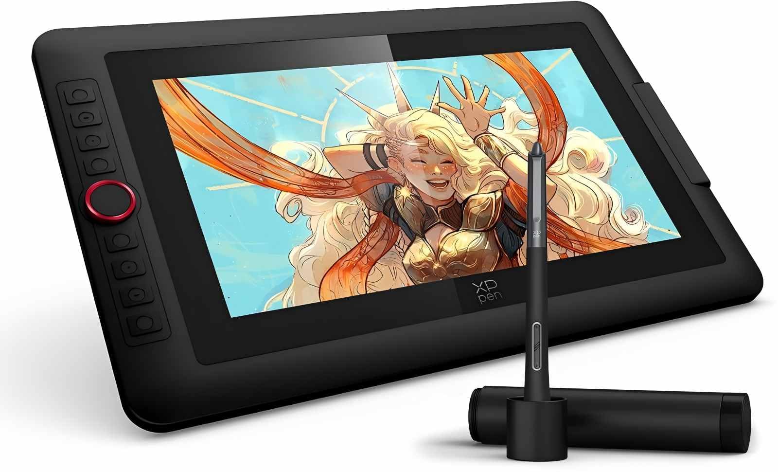 XPPen Artist 13.3 Pro V2 Grafikdisplay, 13.3 Zoll Grafiktablett mit 16K Stift, 99% sRGB, kompatibel mit Windows, macOS, Android, ChromeOS, Linux