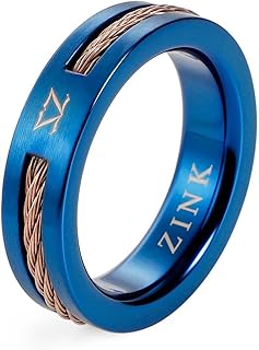 ZINK Men's Stainless Steel Ring | ZJRG041BL