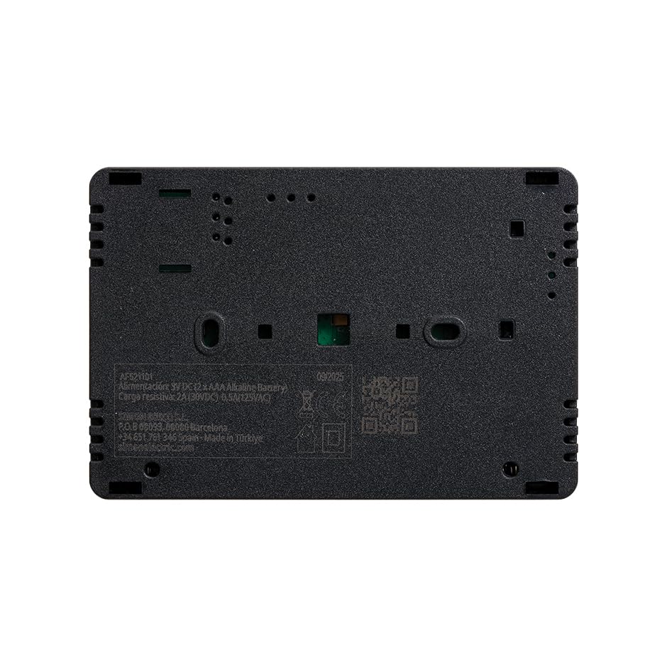 SIMON – Termostato Digital ON/Off, Compatible con Sistemas de Calefacción y Aire Acondicionado, 5°C y 30°C, Pantalla Retroiluminada, Control Sencillo en Superficie, Color Negro