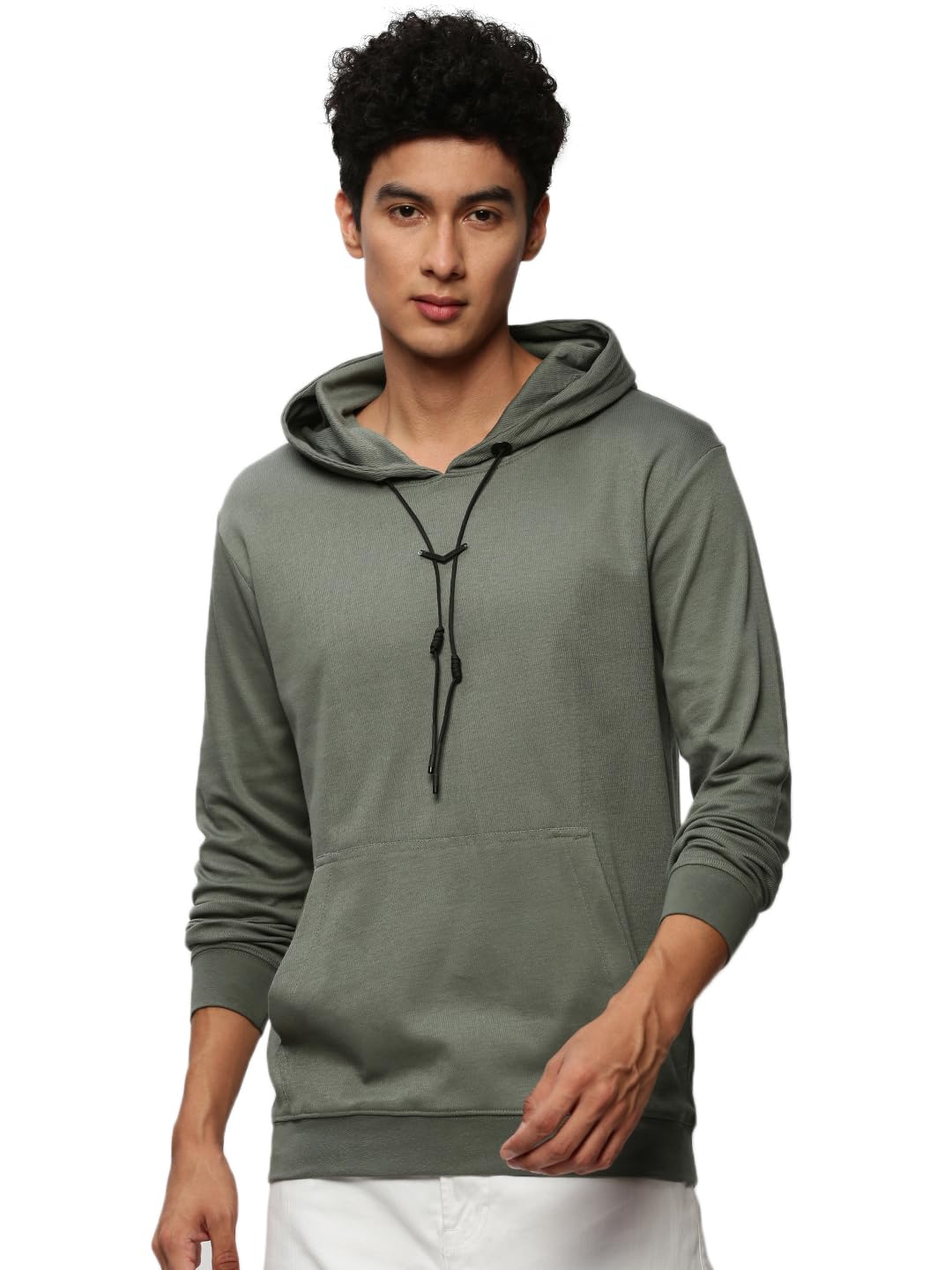 showoffff Men Self Design Pullover Sweatshirt | Hooded Full Sleeves Cotton Sweatshirt's for Mens | Slim Fit Regular Length Sweatshirts for Men's-picture-24