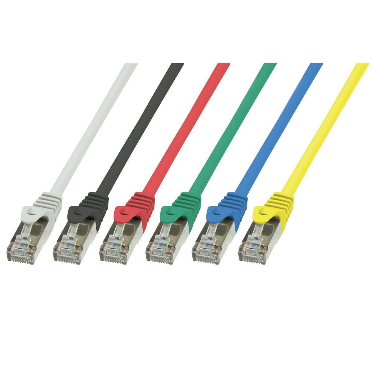 Acquista LogiLink CP1026U RJ45 Cavo di rete, cavo patch CAT 5e U/UTP 0.50 m Blu con protezione 1 pz. da