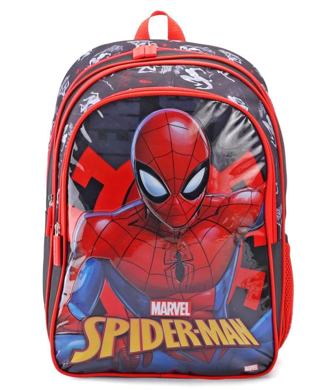Spiderman School Bag Inspire Learning With Spider-Man's (Red, 18 inches)-image-17