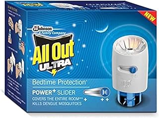 All Out Ultra Power+ Slider Mosquito Repellent Refill With Machine - 45Ml, Lotion, Patch, Granule